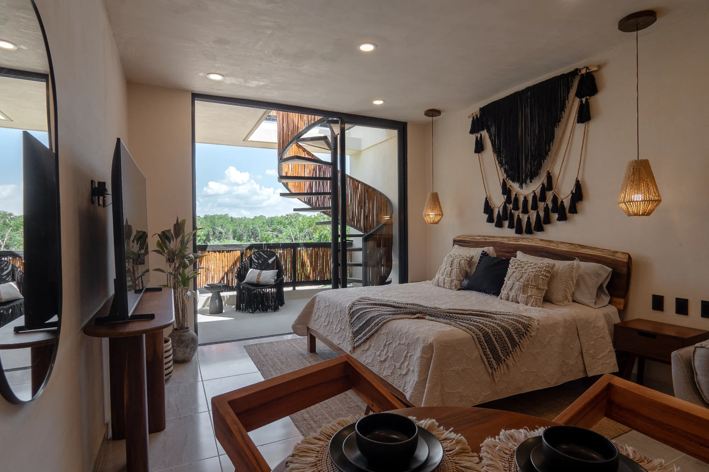 Estudio Penthouse con Suite Privada con Alberca - 1